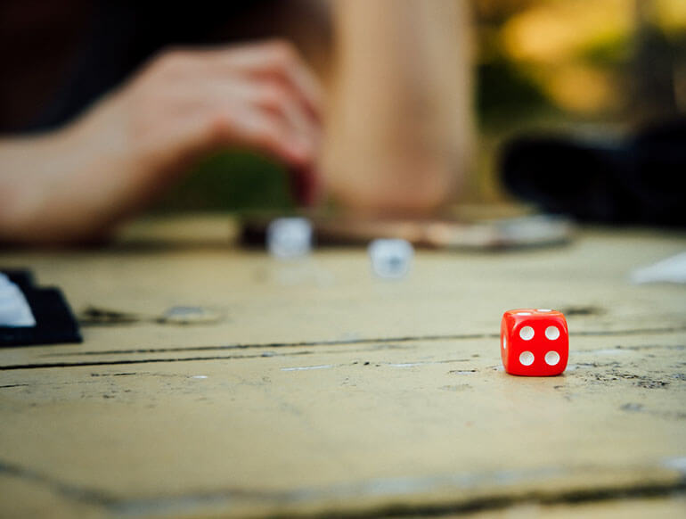 Red Dice Fun Game